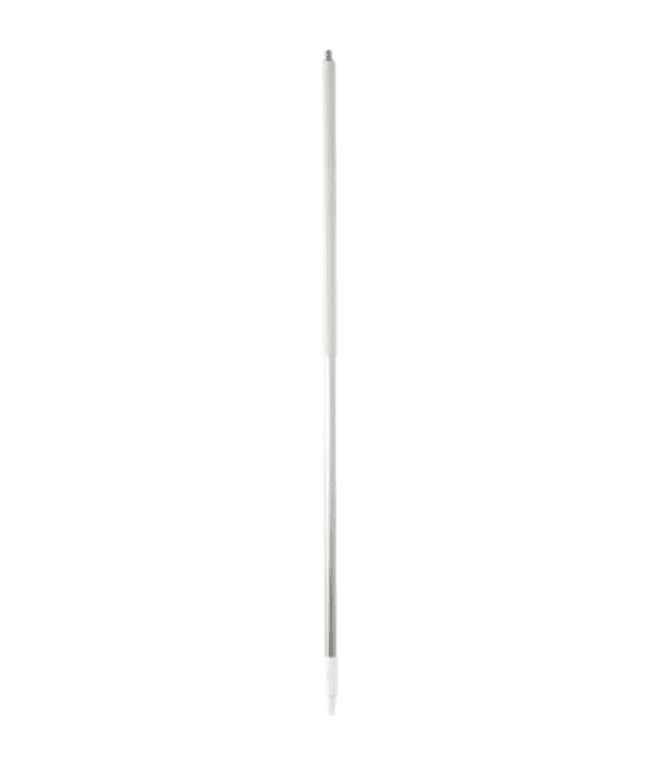 Silver telescopic cleaning pole.